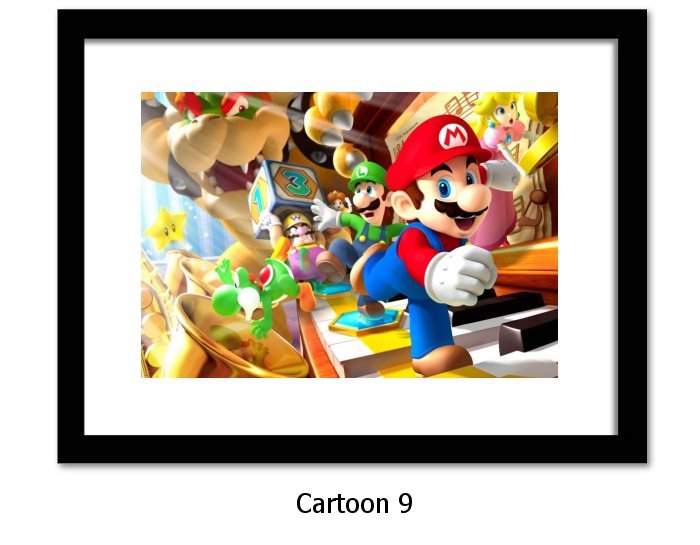 Framed Childrens Cartoons Prints